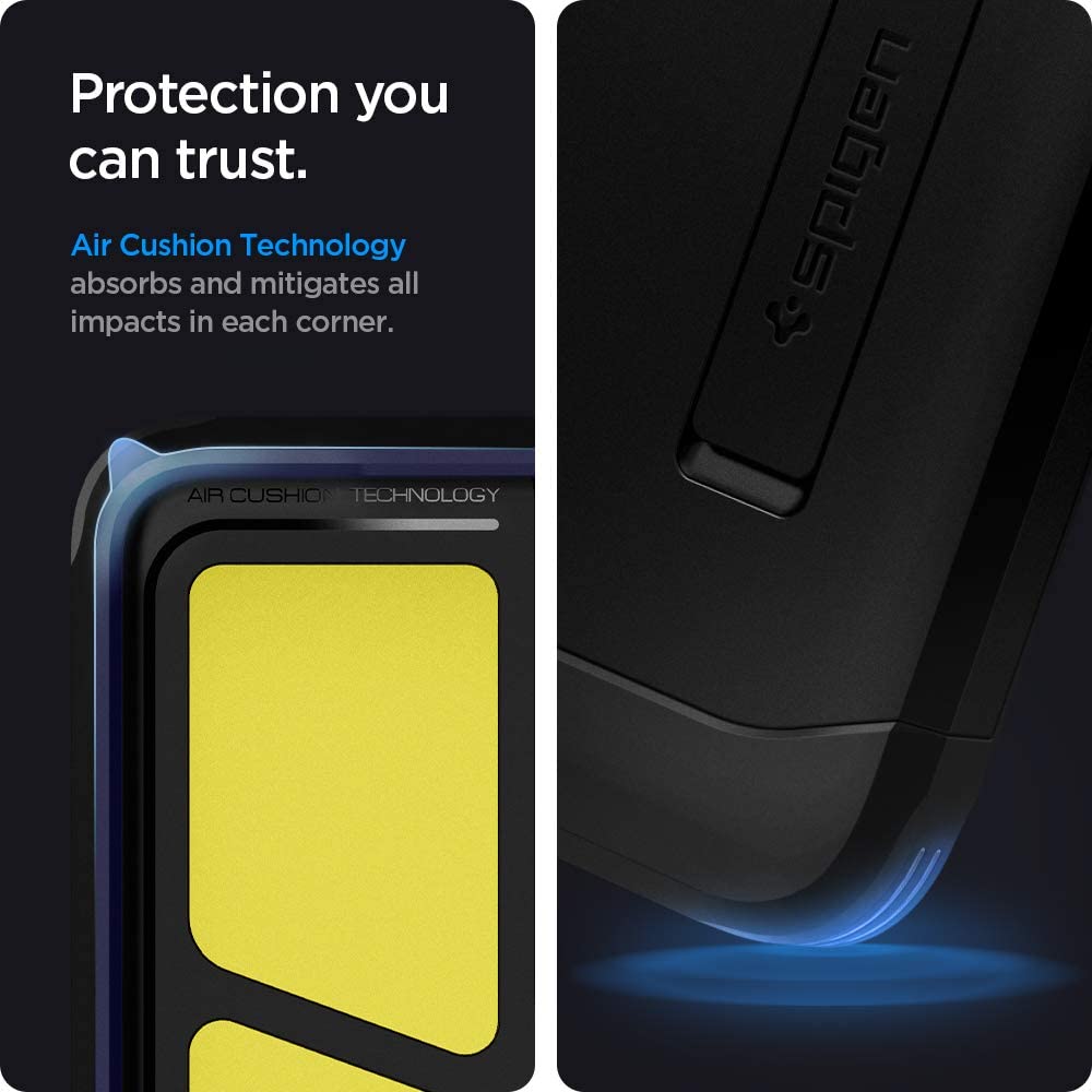 Spigen Tough Armor designed for Samsung Galaxy S21 ULTRA case cover with Extreme Impact Foam - Black