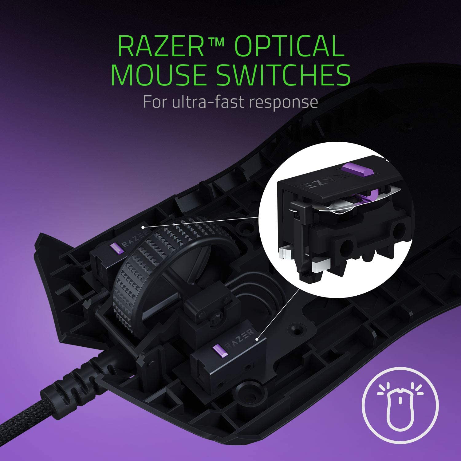 Razer Viper - Lightweight Esports Gaming Mouse with only 69g, Razer Opto-Mechanical Mouse Switches, Optimized Ergonomics & RGB Chroma