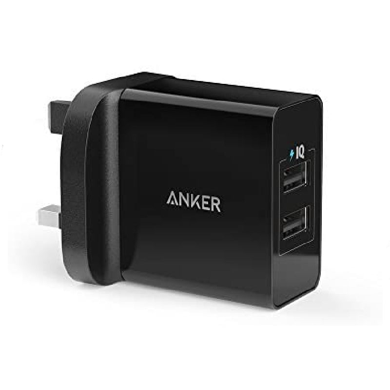 Anker Powerport 24w 2 Usb Port Black - A2021K11