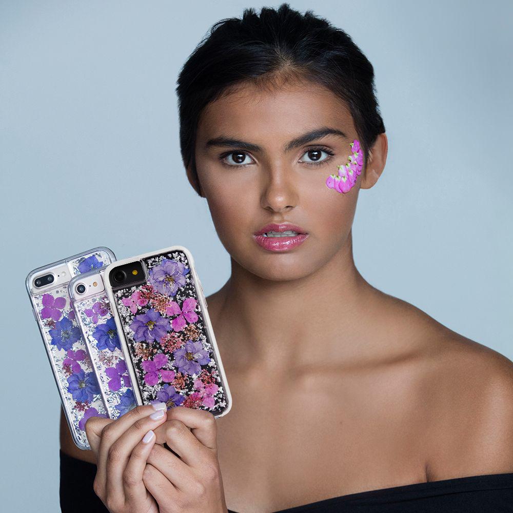 Case-Mate - Karat Petals Case for iPhone 8/7/6S/6 Purple