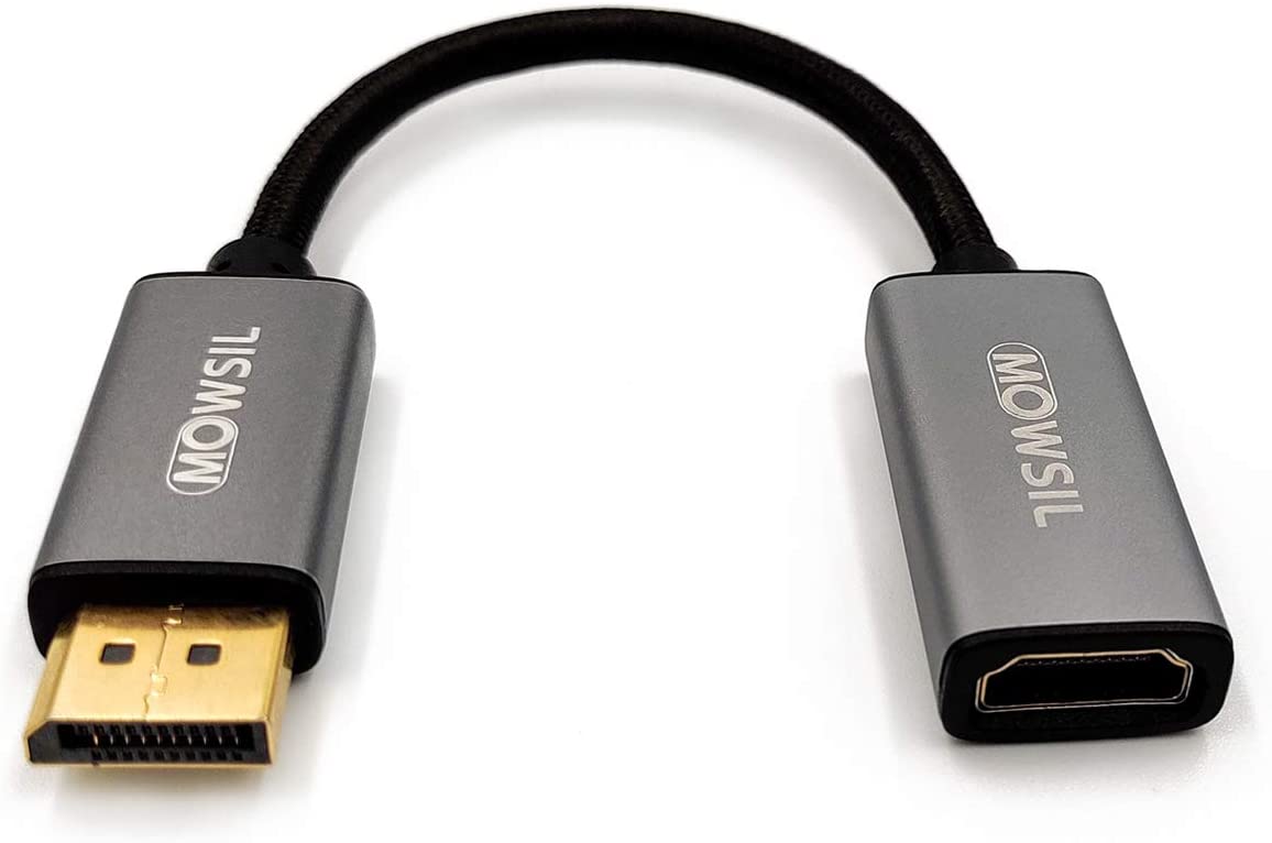 Mowsil - DP To HDMI Converter Adapter