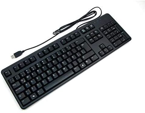 Dell KB212 Quiet Key USB Keyboard QWERTY Black