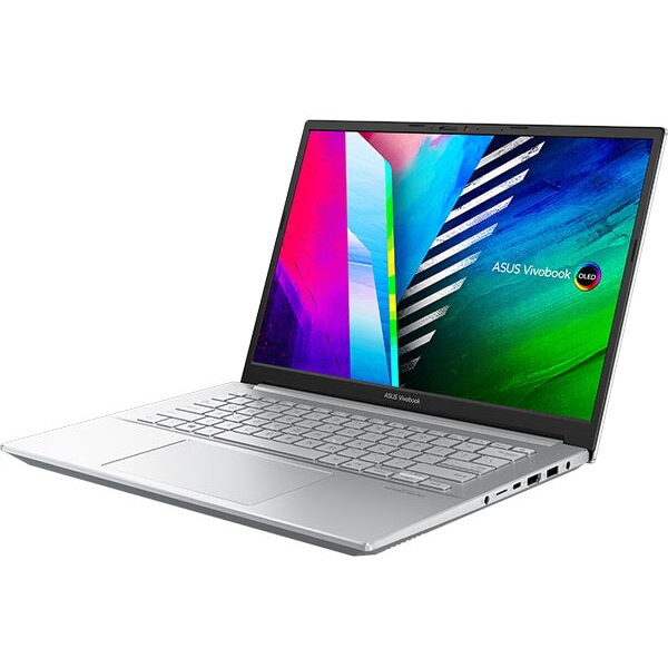 ASUS VIVOBOOK K3400PH Laptop - 14" WQXGA+ OLED 90Hz, Intel Core i7-11370H, 8GB RAM, 512GB SSD, Nvidia GeForce GTX 1650 4GB, Windows 10H - Cool Silver