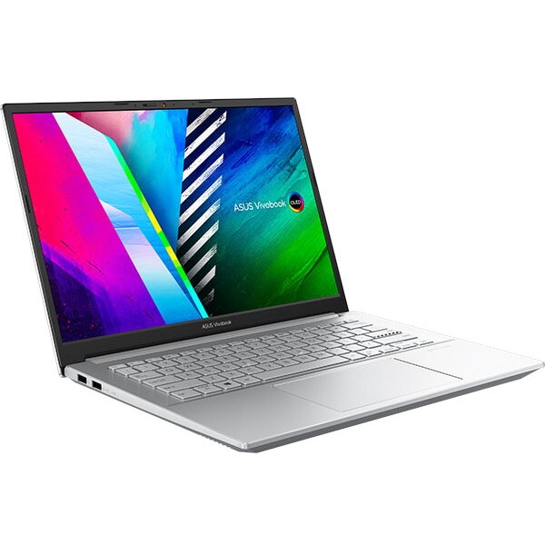 ASUS VIVOBOOK K3400PH Laptop - 14" WQXGA+ OLED 90Hz, Intel Core i7-11370H, 8GB RAM, 512GB SSD, Nvidia GeForce GTX 1650 4GB, Windows 10H - Cool Silver
