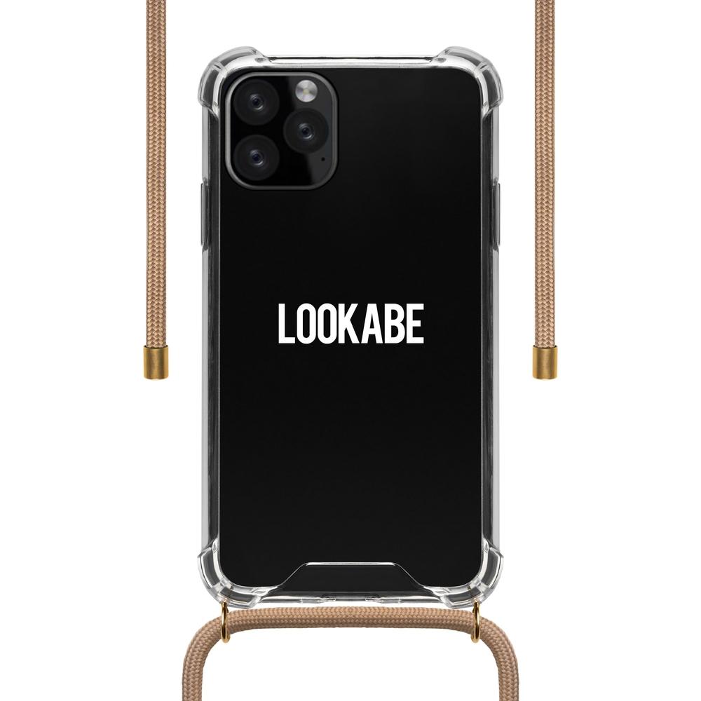 Lookabe - Necklace Clear Case + Nude Cord - iPhone 11 Pro Max