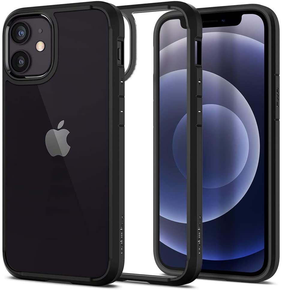 Spigen Ultra Hybrid designed for iPhone 12 Mini case/cover - Matte Black