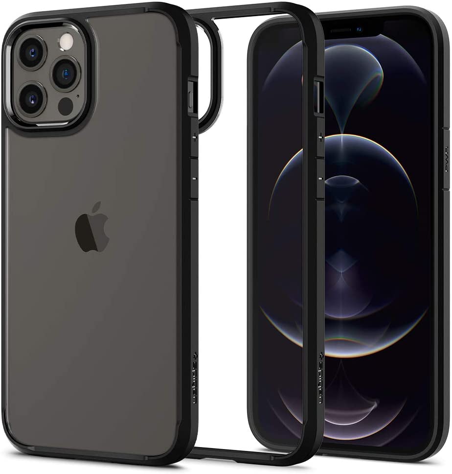 Spigen Ultra Hybrid designed for iPhone 12 Pro MAX case/cover - Matte Black