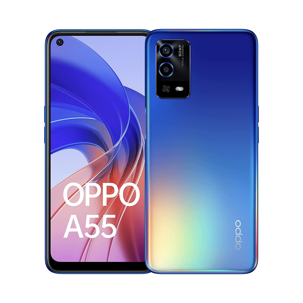 OPPO A55 Dual SIM Rainbow Blue 4GB RAM 64GB 4G