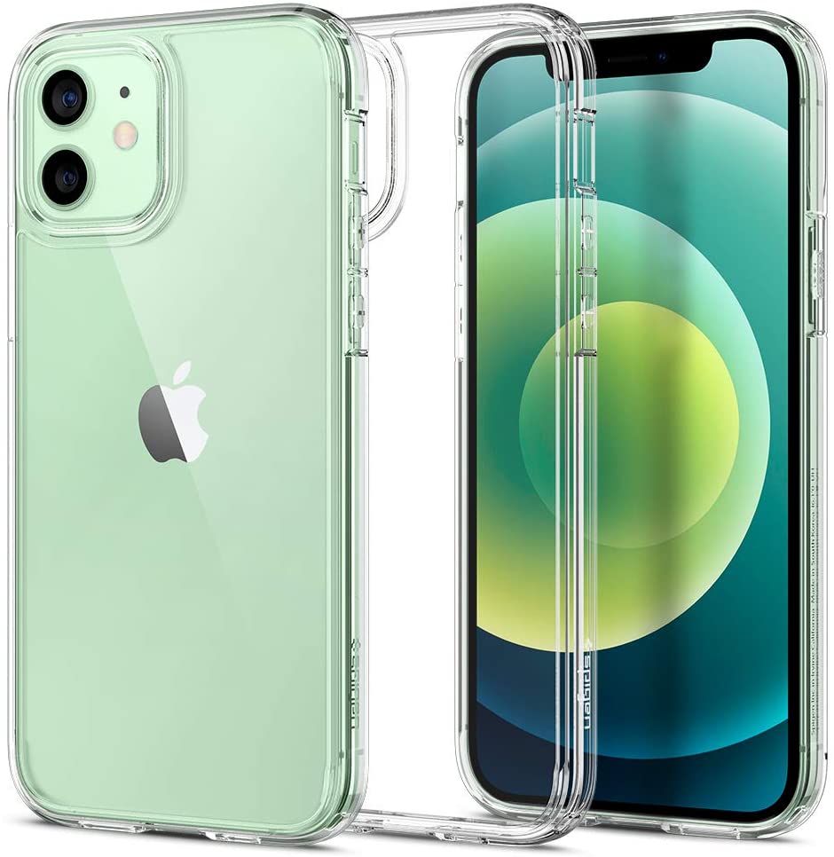 Spigen Ultra Hybrid designed for iPhone 12 case and iPhone 12 PRO case/cover (6-1 inch) - Crystal Clear