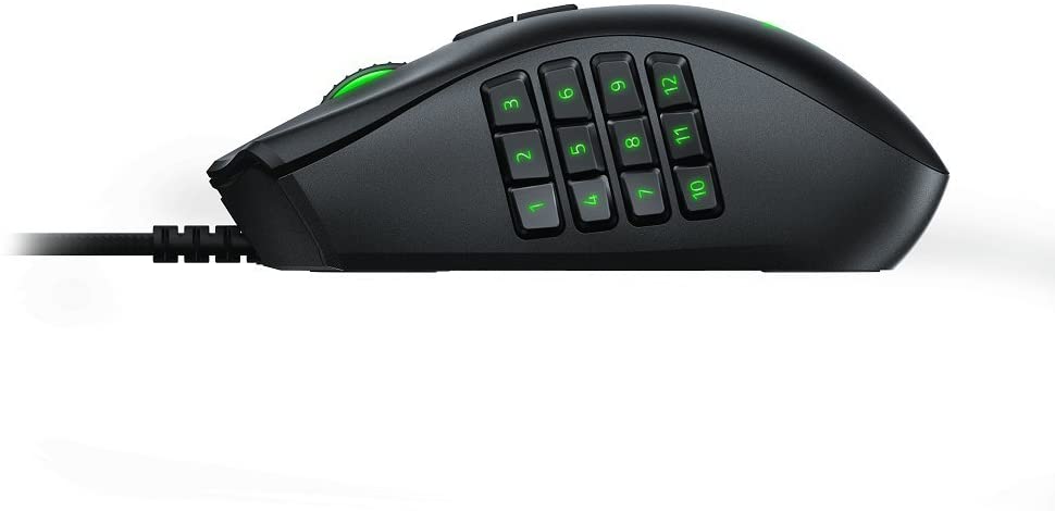 Razer Naga Trinity - Chroma Gaming Mouse Interchangeable Side Plates - Up to 19 Programmable buttons