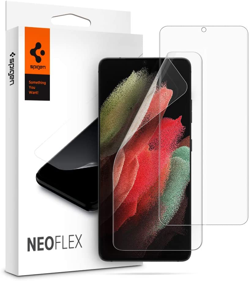 Spigen Neo Flex Optical Film designed for Samsung Galaxy S21 ULTRA Screen Protector [2 Pack]